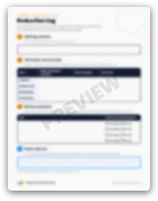 Blurred preview of the Reduction Log from Module 1, Lesson 3