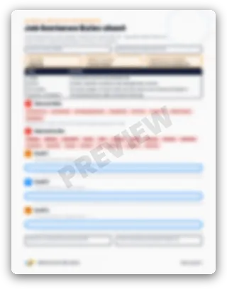 Blurred preview of the Job Sentence Rules Sheet from Module 2, Lesson 4