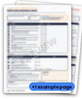 Blurred preview of the Self-Check and Bless Sheet from Module 3, Lesson 7