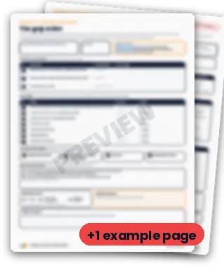 Blurred preview of the Gap Order Sheet from Module 4, Lesson 1