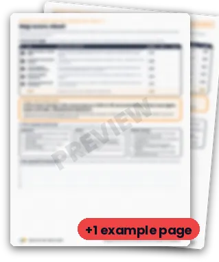 Blurred preview of the Gap Score Sheet from Module 4, Lesson 11