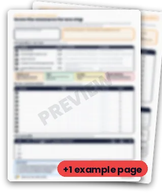 Blurred preview of the Measure Score Sheet from Module 4, Lesson 3