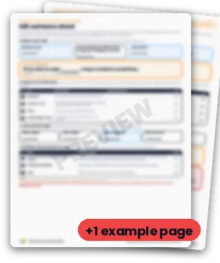 Blurred preview of the Kill Sentence Sheet from Module 4, Lesson 8